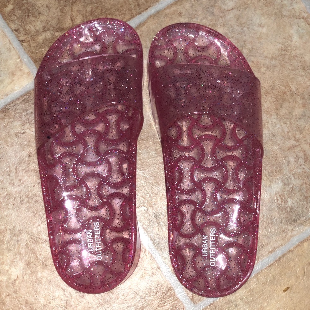 Urban Outfitters Pink jelly slides